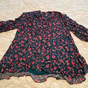 FREE PEOPLE oversized mini dress